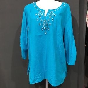 Blue/Teal Long Sleeve Shirt